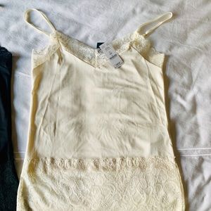 New White House Black Marker lace camisoles